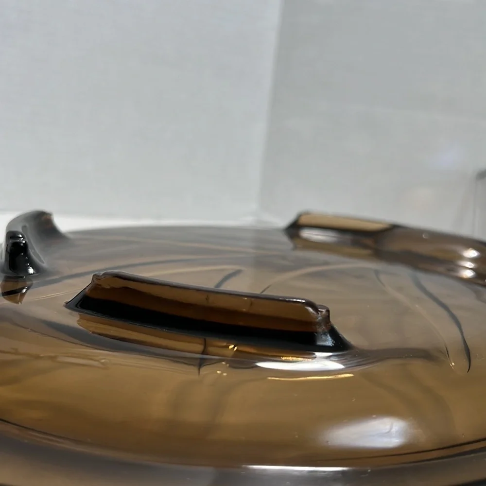 PYREX Brown “Tree of life” serving platter # 815 - Picture 12 of 13